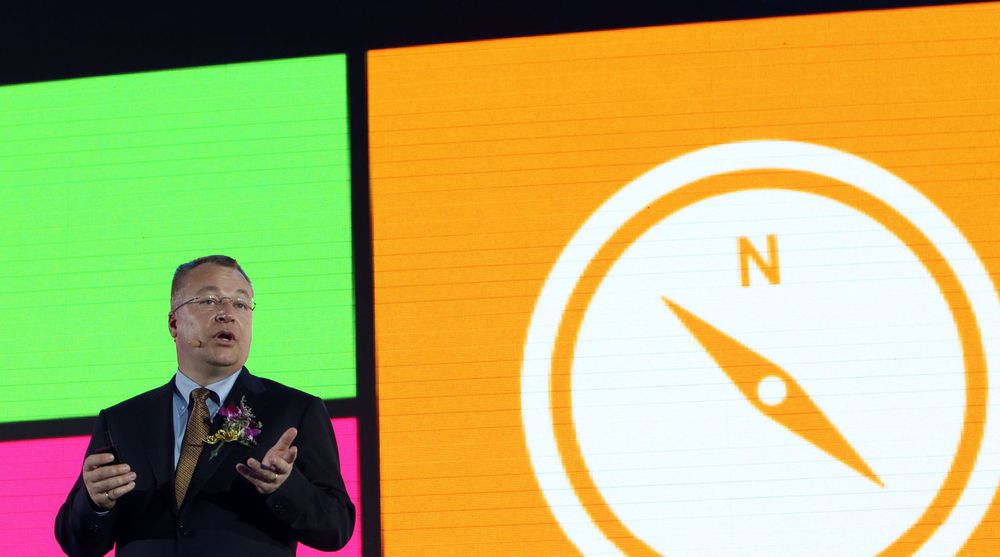 Tiden er iferd med å renne ut for toppsjef Stephen Elop (bildet) og Nokia. Selskapets taper store penger og bruker stadig mer av kapitalen som er opptjent den gangen Nokia hadde mobilmarkedet i sin hule hånd.