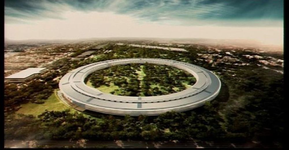 Slik blir Apples nye hovedkvarter i Cupertino, ifølge Steve Jobs.