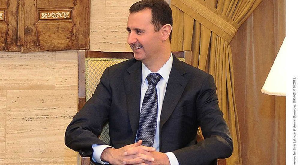 Diktator uten nett: Syrias president Bashar al-Assad.