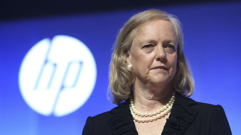Kredittratingbyrået Moodys har kuttet i ratingen til IT-giganten HP. Troen på at HP-sjef Meg Whitman (bildet) vil snu giganten svinner. 