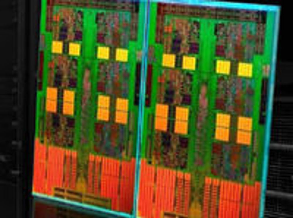 AMDs «Magny-Cours» Opteron-prosessor med 12 kjerner.