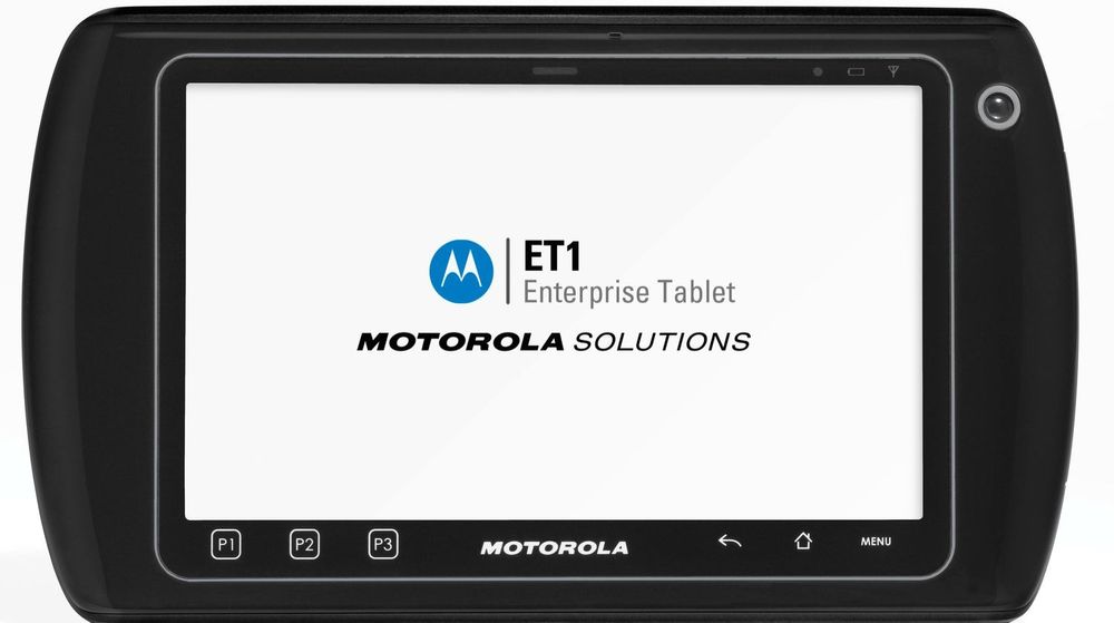 Det Android-baserte nettbrettet ET1 fra Motorola Solutions.