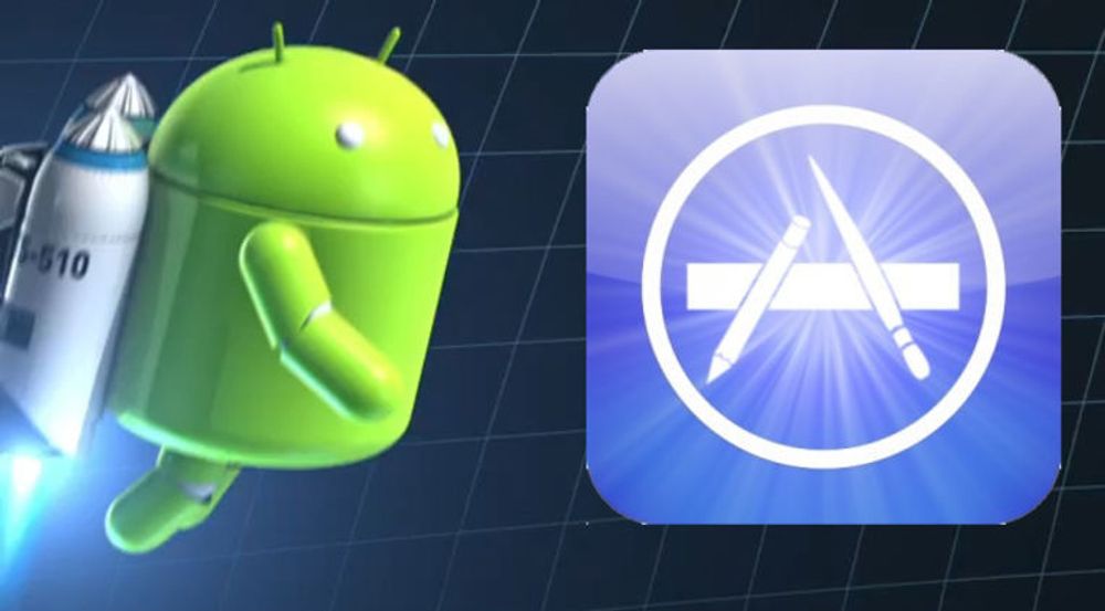 Android Market nærmer seg Apple App Store i antall nedlastinger, men utviklerne tjener langt mer på det de lager for iOS enn for Android.
