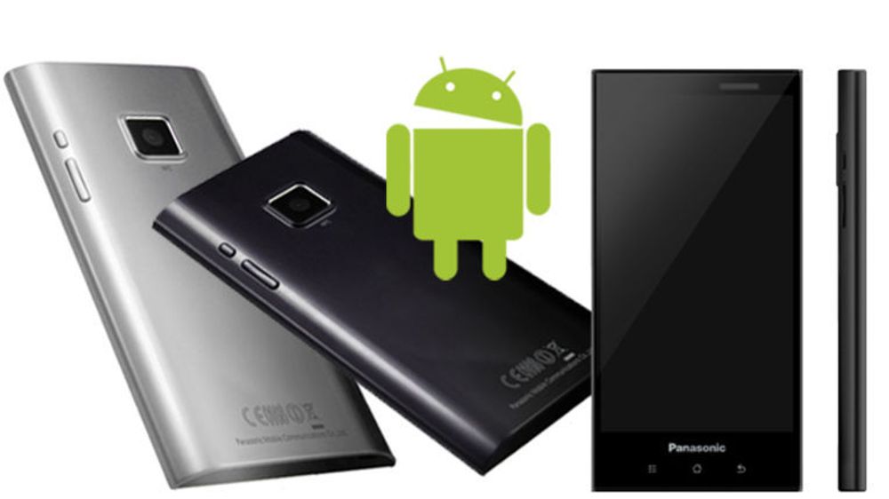 Prototyp av Panasonic sin nye Android-baserte smarttelefon, som kommer til Europa i mars 2012.