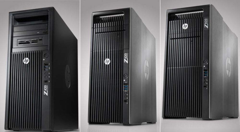 Fra minste til størst, fra venstre: Z420, Z620, Z820.