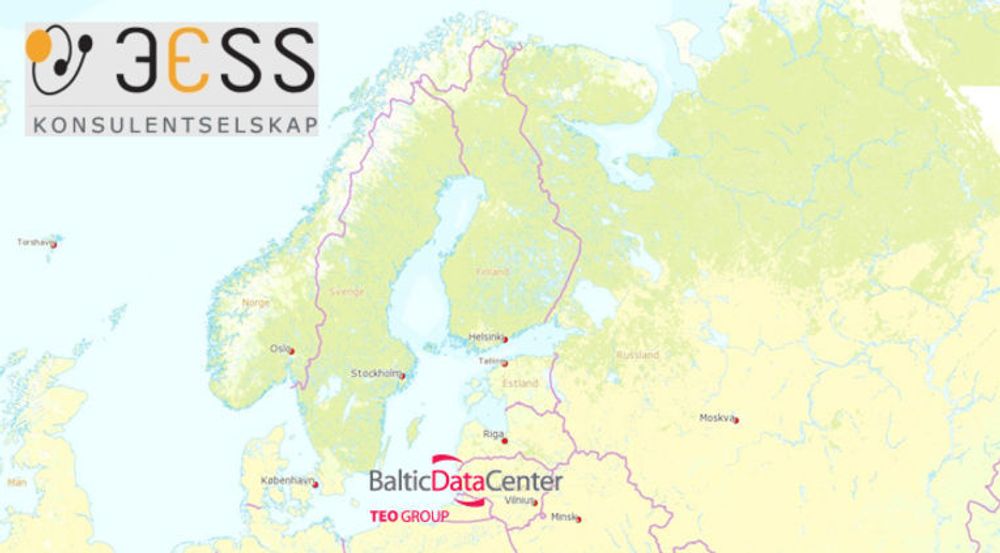 Tromsø- og Bodø-baserte 3ESS tilbyr å drifte norske bedrifter fra Baltic Data Center i Litauen.
