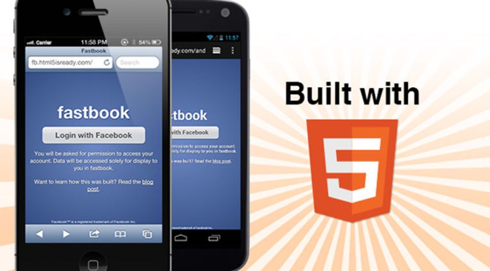Utviklere klonet Facebook på mobilen med HTML5 for å bevise at Mark Zuckerberg tok feil.