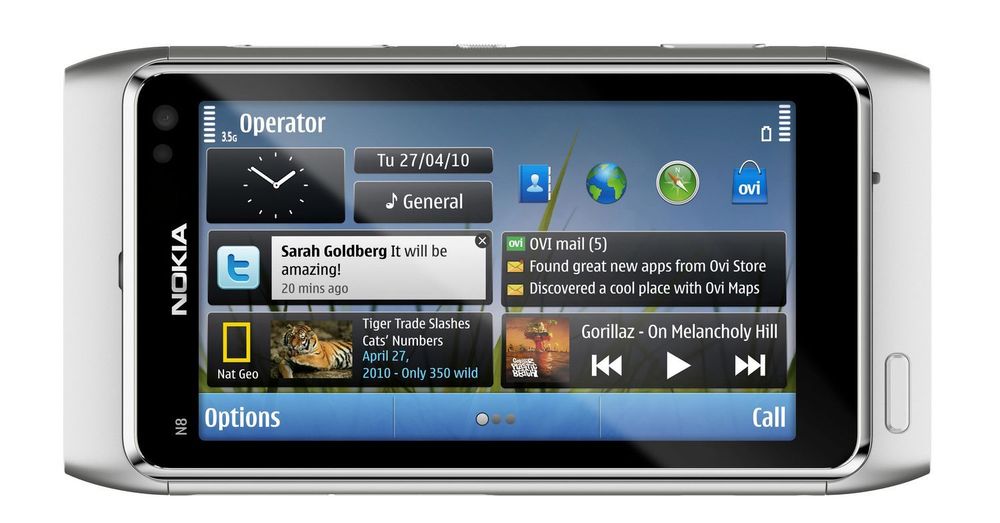 Klar for norgespremiere: N8 er Nokias nye smartmobiltelefon.