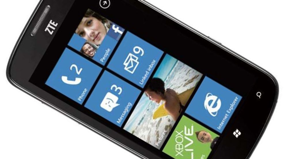 Tania er den første Windows Phone-baserte smartmobilen fra ZTE.