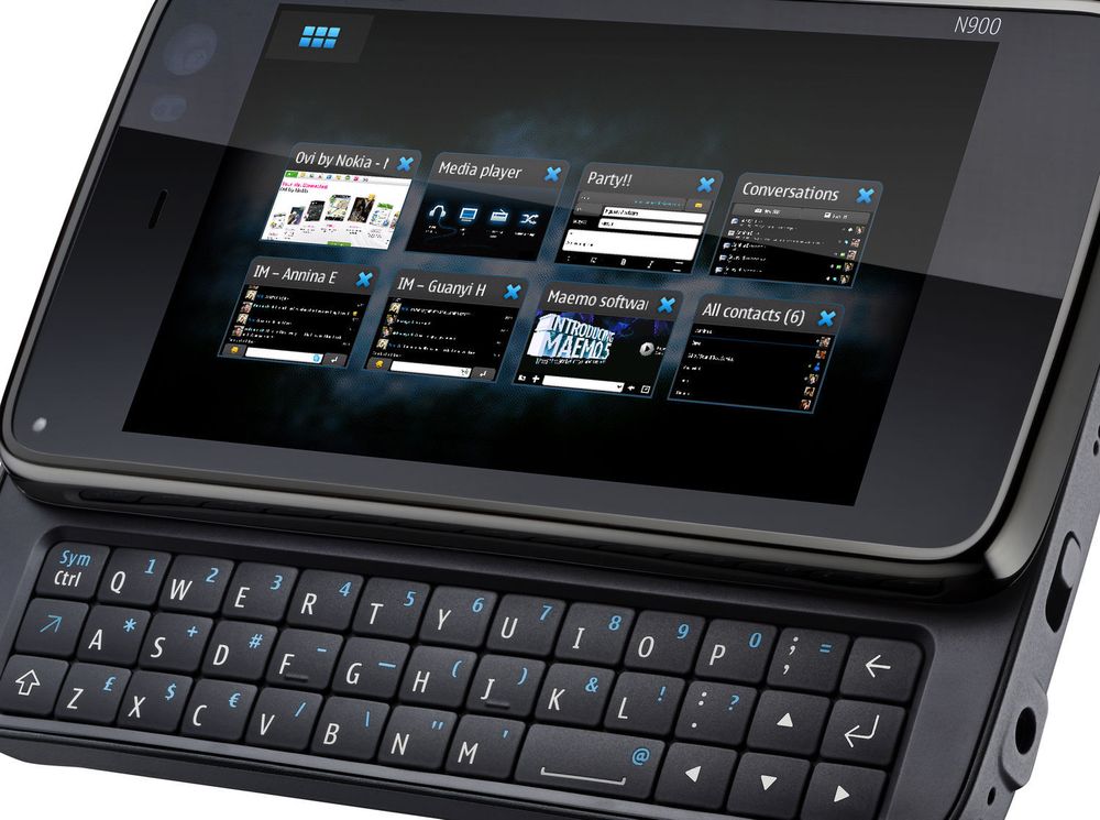 Nokia N900 er selskapets kommende, Linux-baserte toppmodell.