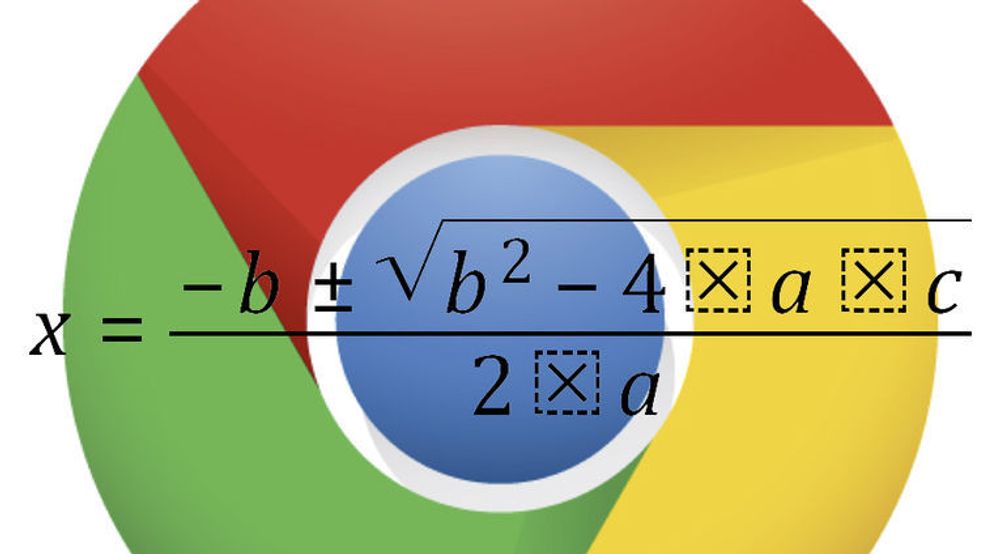 Muligheten til å vise matematiske uttrykk beskrevet med MathML har blitt deaktivert igjen i Google Chrome av sikkerhetsårsaker.