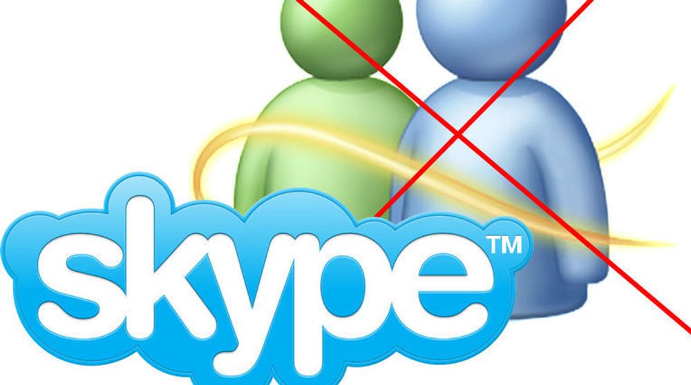 Skype overtar for Windows Live Messenger, men ikke så tidlig som det Microsoft tidligere har kunngjort.