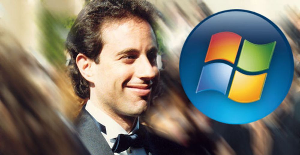 Jerry Seinfeld skal markedsføre Windows Vista. FOTO: Alan Light, Creative Commons 2.0