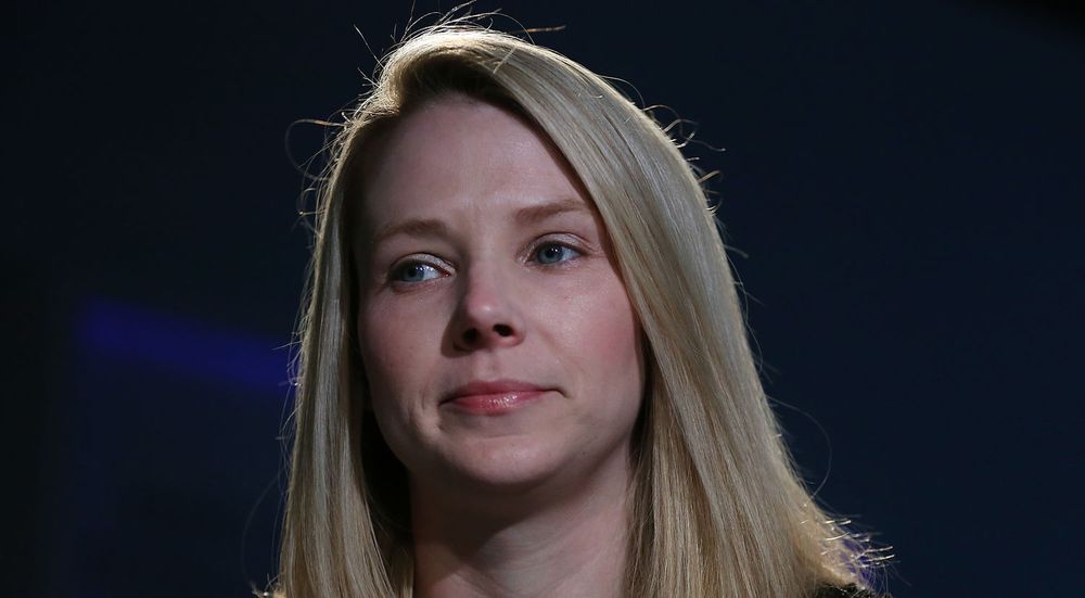 Yahoo-sjef Marissa Mayer er ikke strålende fornøyd med resultatet av søkeavtalen som Yahoo inngikk med Microsoft mer enn et år før hun begynte i selskapet. Her avbildet i forbindelse med Davos WEF 2013.