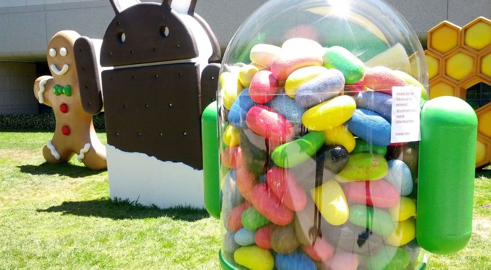 Alle nyere Android-versjoner er oppkalt etter desserter eller søtsaker. Jelly Bean er den hittil nyeste. Den neste ventes å få navnet Key Lime Pie.
