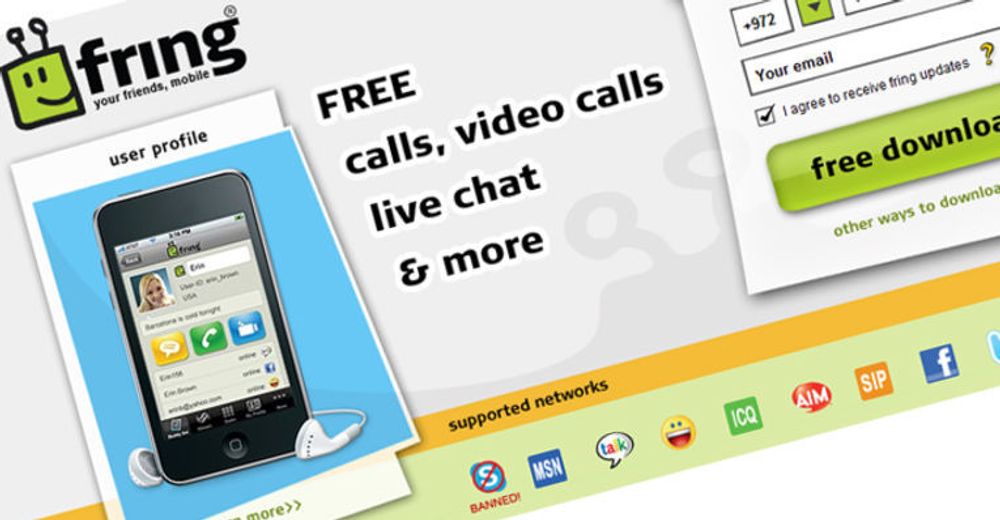 Det er slutt på Skype-støtten i klientene til Fring. Vi er blokkert, hevder selskapet. - Løgn, sier Skype.