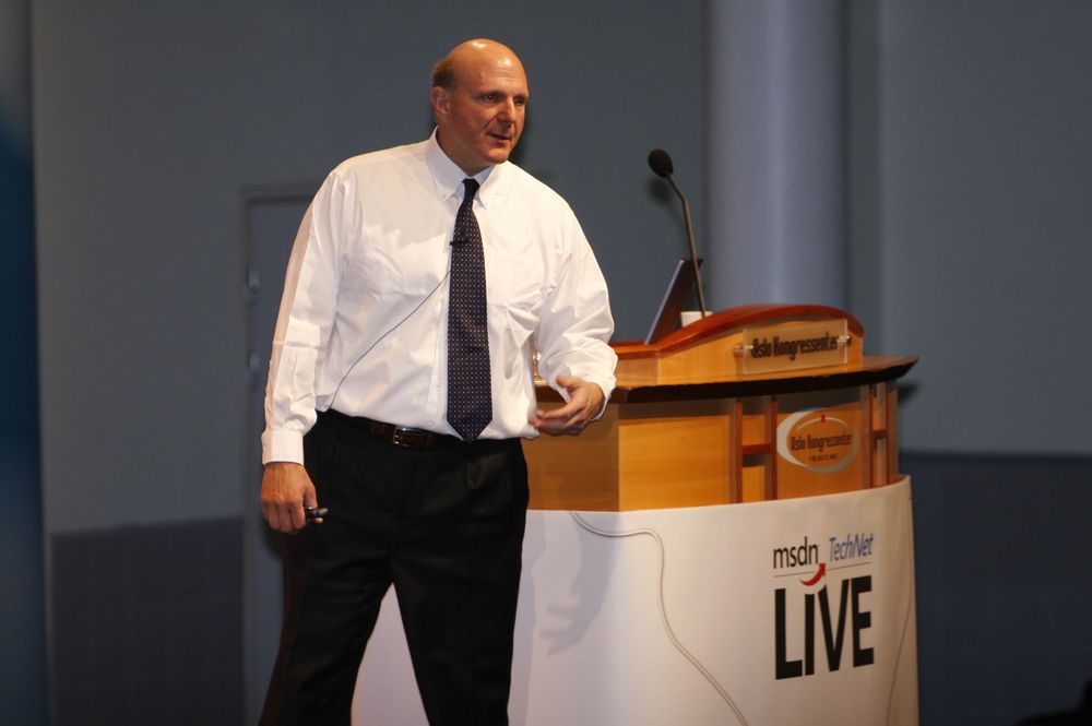 Microsoft-sjef Steve Ballmer holdt åpningstalen på MSDN Live-konferansen for cirka 1.200 norske utviklere.