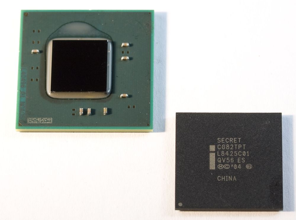 Tokjernede Intel Atom-prosessorer for Pine Trail-plattformen.