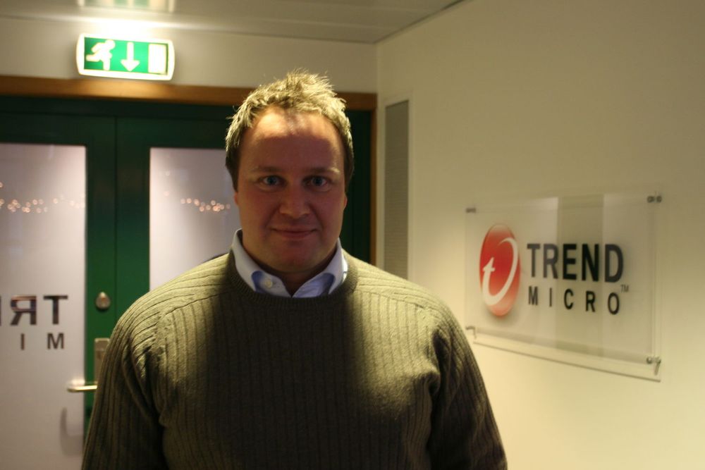 Norgessjef Thomas Næss i sikkerhetsselskapet Trend Micro.
