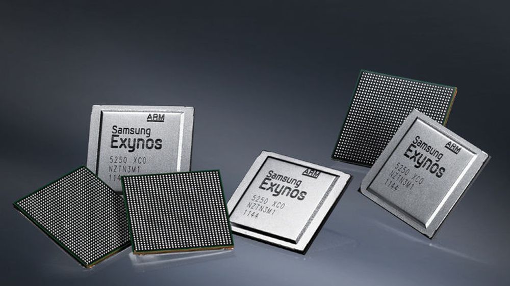 Samsungs Exynos 5250 er utstyrt med to av ARMs Cortex-A15-kjerner, klokket til 2 GHz.