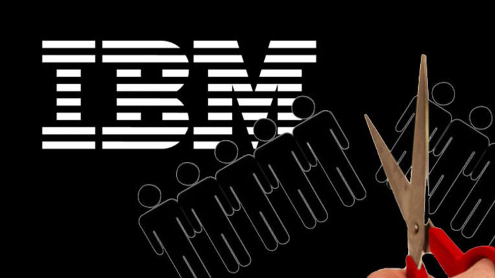 Stadig færre jobber for IBM i hjemlandet USA, der 1200 ble oppsagt denne uken.