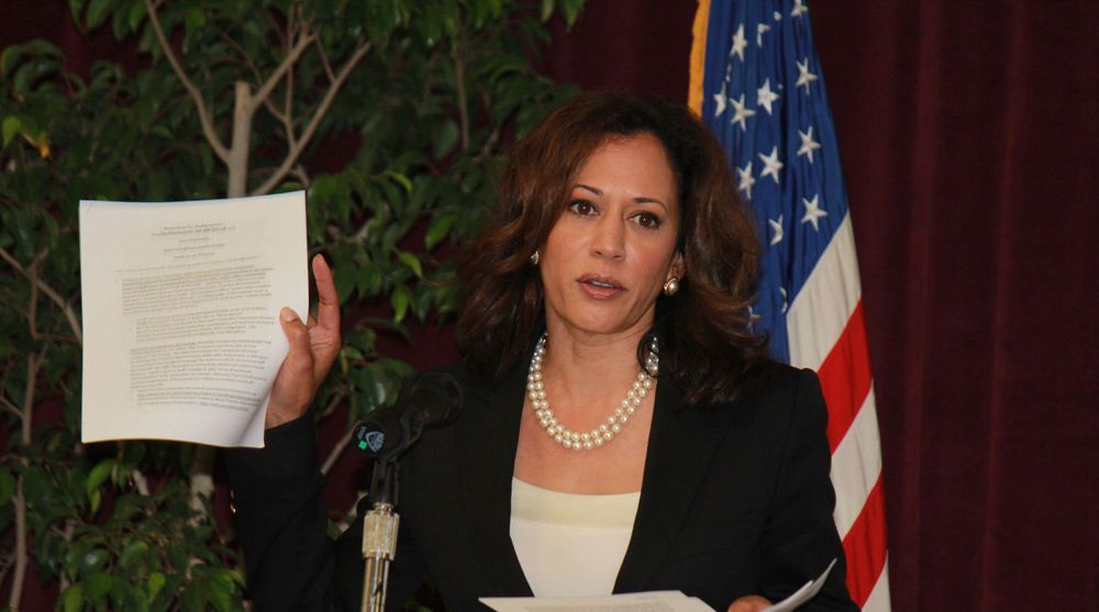 Attorney general i California,Kamala D. Harris. Her i forbindelse med et arrangement i Santa Barbara i oktober 2011. 