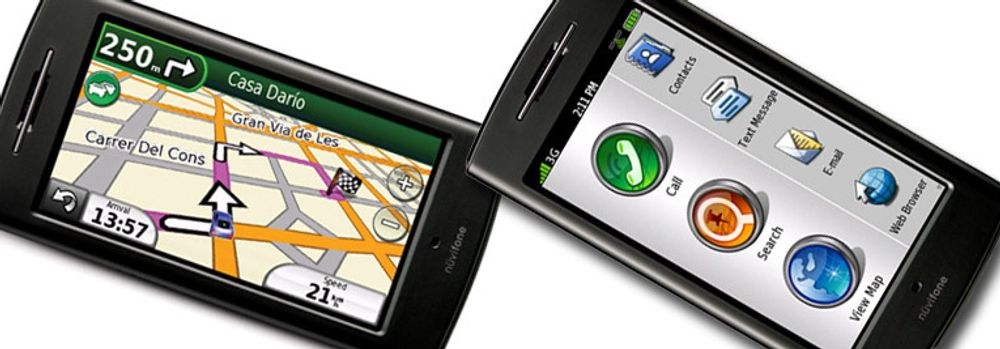 Modellen G60 har både GPS og berøringsskjerm. Den første mobiltelefonen fra Garmin-Asus ser imidlertid ikke ut til å leveres med Android som operativsystem. (Foto: selskapene)