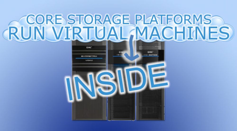 Framtidsvyen til EMC: Data er det sentrale, servere kan nøye seg med virtuelle ressurser i selve lagringssystemet.