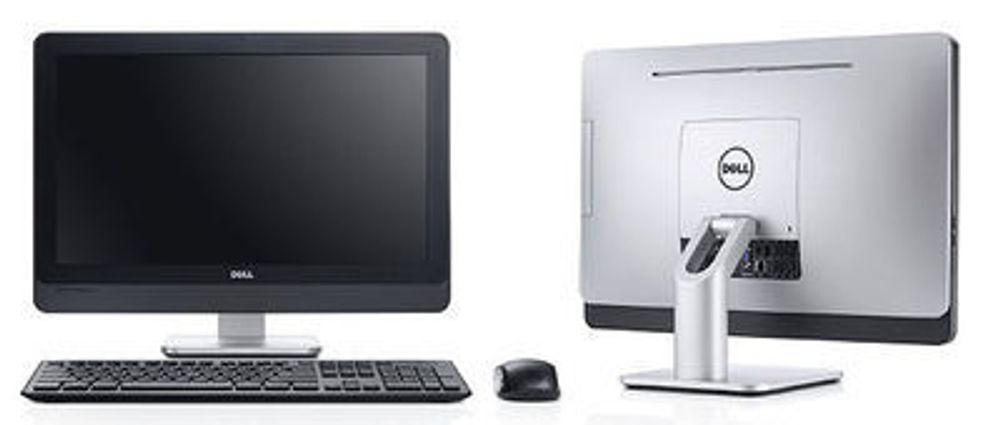 Alt-i-ett: Optiplex 9010 med aluminium på baksiden er Dells svar på Apples iMac.