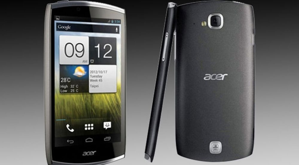 Acer CloudMobile A800 skulle vært lansert 13. september i Shanghai og utelukkende selges i Kina. Den drives av en tokjernet Qualcomm S4 MSM8260A-prosessor i 1,5 GHz med 1 GB RAM og 8 GB ROM. Skjermen er på 4,3 tommer og har en oppløsning på 1280 x 720 punkter.