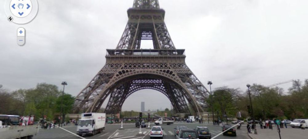 Bildene fra Google Street View gir en fin oversikt fra gateplan, som her i Paris.