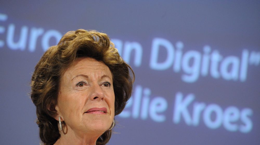 Det er kommissæren for EUs digitale agenda, Neelie Kroes, som nå tar til orde for meldeplikt om kyberangrep.