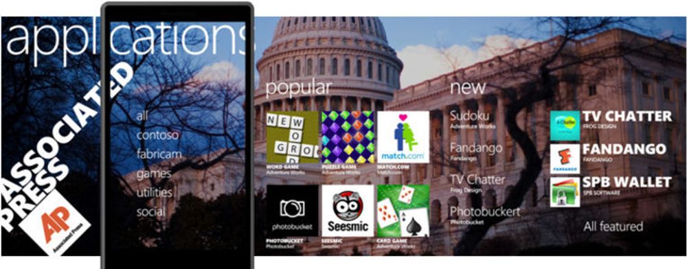 WP7 Marketplace blir en visuell opplevelse, i langt større grad enn det rivaler som Android Market eller App Store tilbyr i dag.