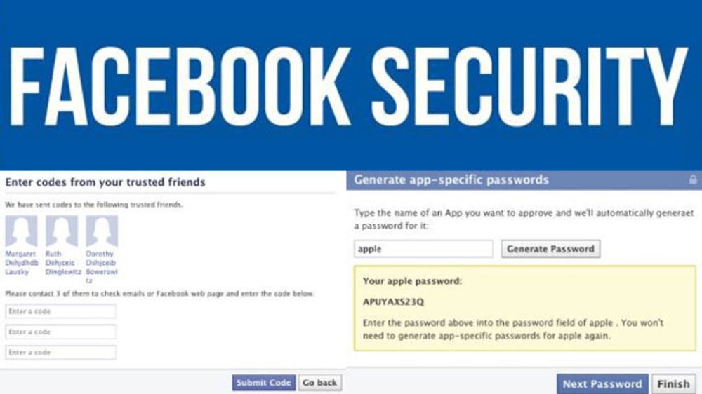Facebook innfører bedre mulighet til å få låst opp låste kontoer, samt egne passord til tredjepartsapplikasjoner.