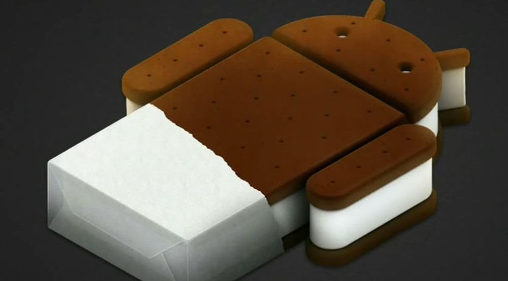 Ice Cream Sandwich er den aller nyeste utgaven av Android.