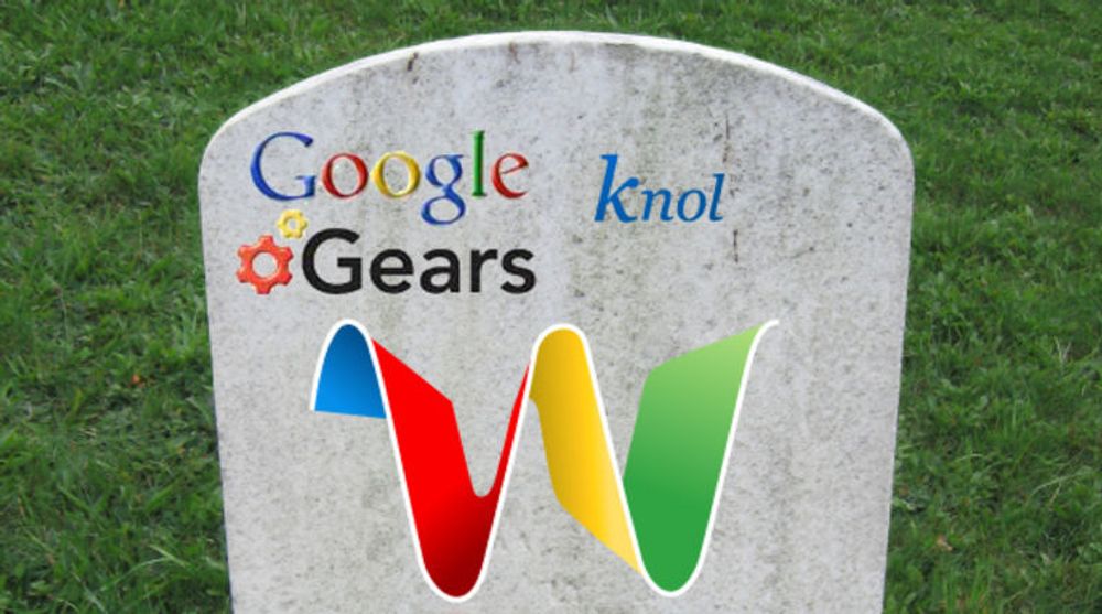 Gears, Wave og Knol er blant tjenestene Google snart skal legge ned for godt. 
