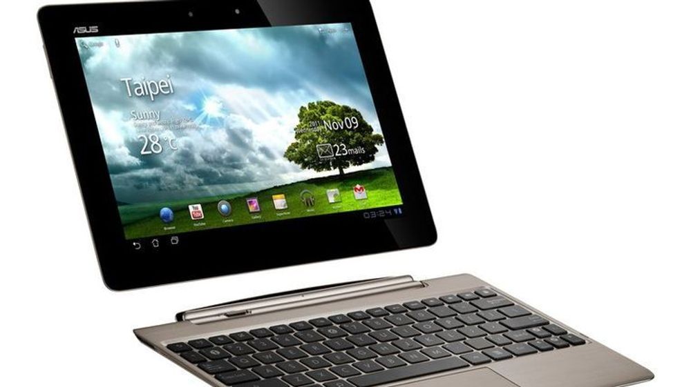 Asus, her med sitt nettbrett Eee Pad Transformer, benekter at de vil trekke seg ut av markedet for Android-nettbrett. 