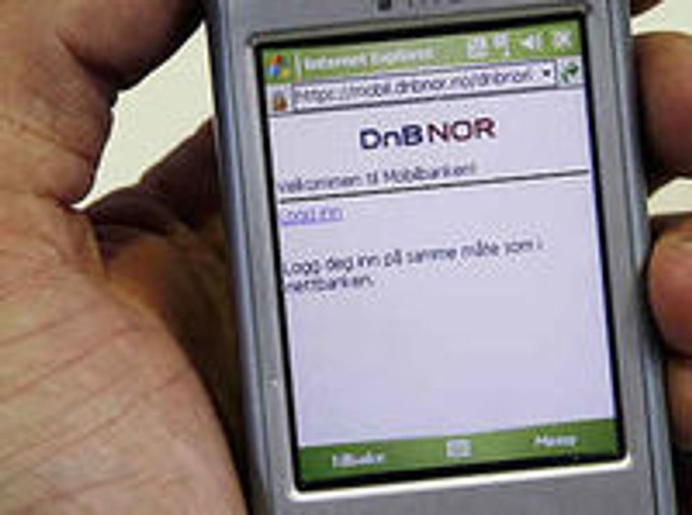 Banktjenester over SMS kan betraktes som et forenklende supplement til mobilbank.