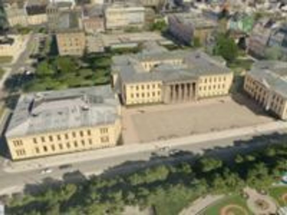 Blom3D-modell av Universitetet i Oslo