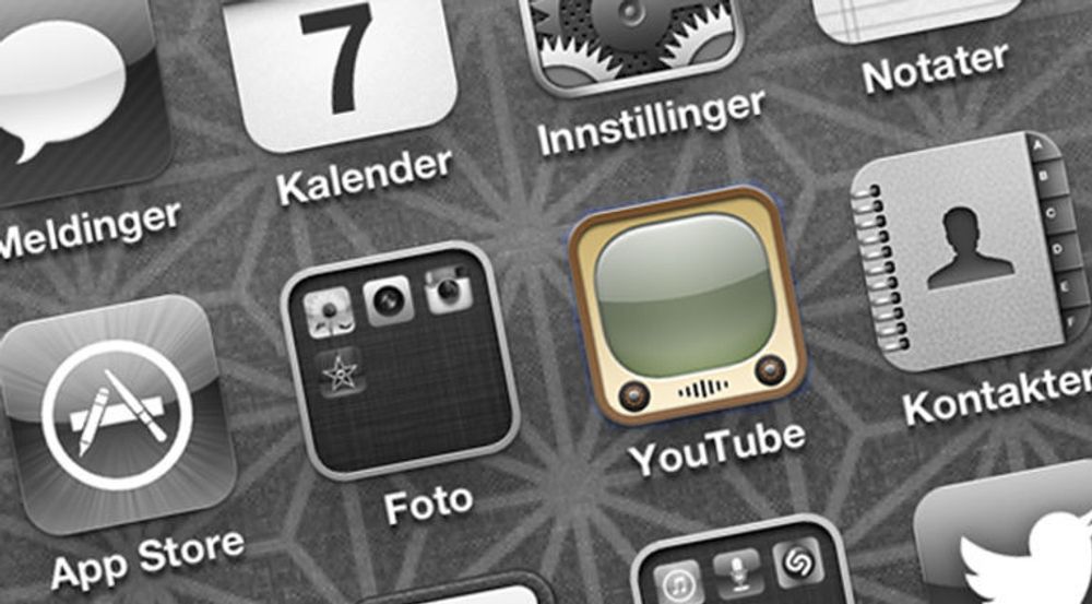 Youtube blir ikke lenger inkludert i iOS fra versjon 6. Google skal likevel lage en egen app som brukerne kan laste ned via App Store.