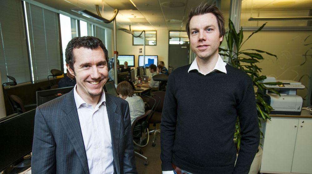 Thomas Mathisen og Martin Bekkelund legger ikke skjul på at ambisjonene til Digipost er å bli den dominerende tilbyderen av digital postkasse i Norge.