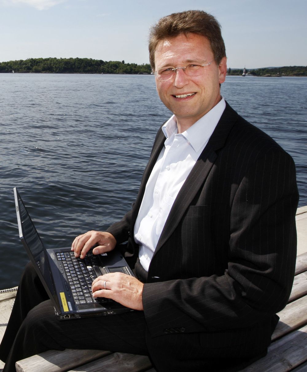 Administrerende direktør Matthias Peter i ICE NET.   Foto: Lise Åserud / SCANPIX