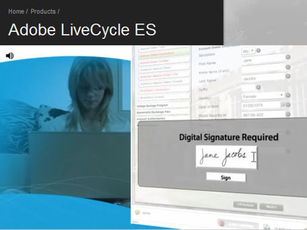 Livecycle er den nye produktfamilien som Adobe håper bedrifter og myndigheter trykker til sitt bryst. 