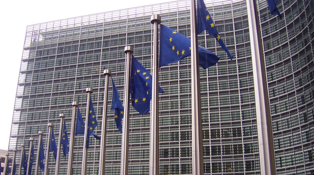 EU-kommisjonen vil legge forholdene til rette for økt bruk av nettskyen i privat og offentlig sektor. Tiltakene omfatter teknologisk standardisering, standardisering av kontrakter og felles europeisk lovgivning, samt støtte til forskning og internasjonal dialog. (Bildet viser EU-flagg foran EU-kommisjonens hovedkvarter i Brussel.)