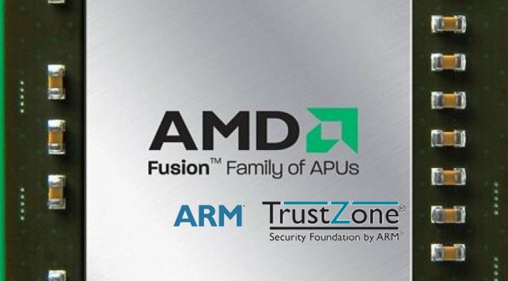 AMD skal i 2013 lansere APU-er hvor ARM TrustZone er integrert.