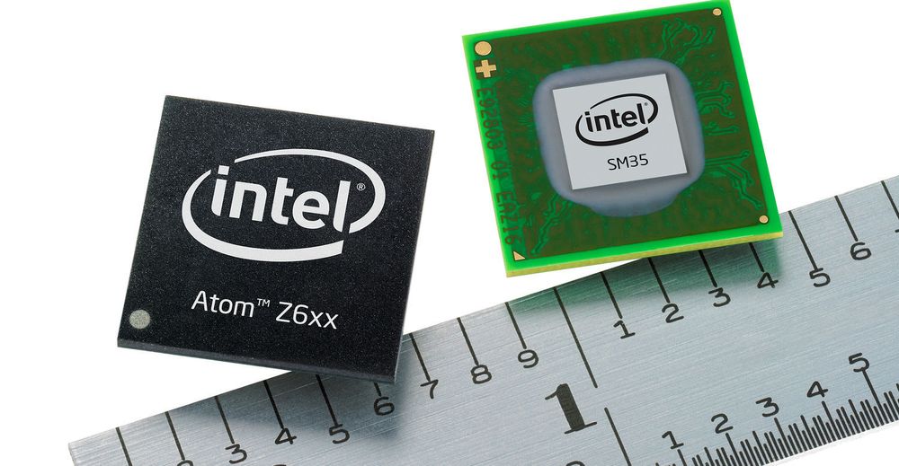 Intel Atom Z6xx-prosessor og brikkesettet SM35.