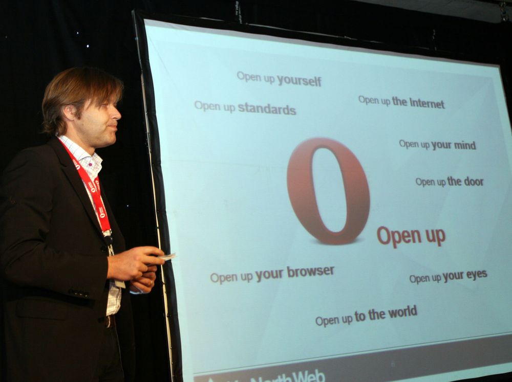 Open up: Den åpne weben vil vinne frem, mener Opera-sjef Lars Boilesen.