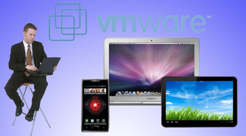 Om man bruker pc, brett eller smartmobil, skal apper og virtuelle pc-er kunne leveres som selvbetjente tjenester, mener VMware.
