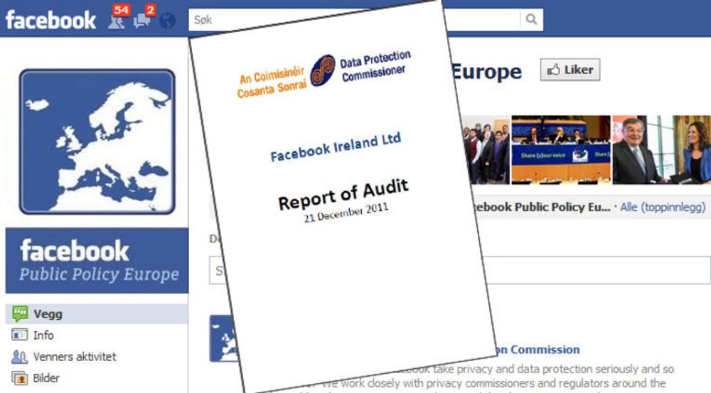Det irske datatilsynet har utgitt en detaljert gjennomgang av personvernpraksisen til Facebook.