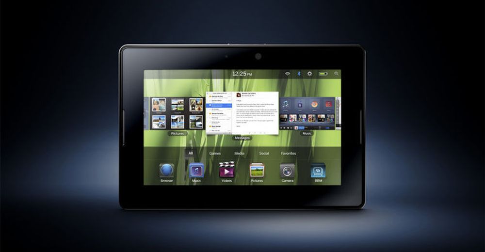 Blant egenskapene til RIMs iPad-utfordrer Playbook, er sanntidsoperativsystemet QNX, med støtte for fleroppgavekjøring, flerkjernede prosessorer, Adobe Flash og Java.